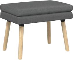 vidaXL Banca cu doua straturi Gri închis 60 x 40 x 46 cm Tesatura GartenMobel Dekor (42038418)