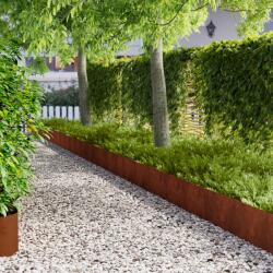 vidaXL Margine pentru gazon 10 pcs metal GartenMobel Dekor (8008320)