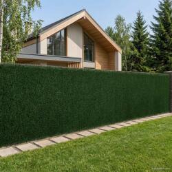 vidaXL Gard Artificial Verde închis 1 x 3 m PVC si Otel GartenMobel Dekor (42042365)
