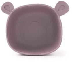 The Cotton Cloud SZILIKON TÁL LILI MEDVE Variant: plum