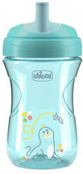 Chicco Advanced itatópohár szívószálas csőrrel teal, 12m+