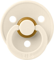 BIBS Colour természetes gumi cumi 1db - 2-es méret Ivory