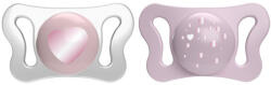Chicco Physioforma® Micro szilikon cumi 0-2m lány 2 db