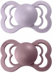 BIBS Supreme szimmetrikus szilikon cumik 2db - 1-es méret Dusky Lilac / Heather