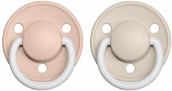 BIBS De Lux szilikon cumik 2db - one size Blush Night / Vanilla Night