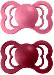 BIBS Supreme szimmetrikus szilikon cumik 2db - 2-es méret Coral / Ruby