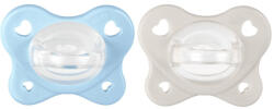 Chicco PhysioForma® Dual Soft kék cumik 2-6m, 2 db