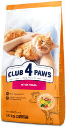 CLUB 4 PAWS Premium Borjúhússal Száraz Macskaeledel 14 kg - lunala-pet