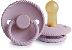 Frigg ROPE BABY PINK kerek cumi, 6-18 hónapos, GUMI LILAC
