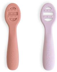 Mushie Első Kanál ételekhez Rose/ Soft Lilac