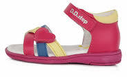 D. D. Step - Gyerek lány szandál Yellow Flower - Dark Pink s. 29