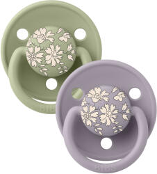BIBS x LIBERTY De Lux szilikon cumi 2db - one size Változat: Fossil Grey / Sage