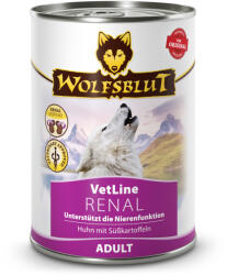 Wolfsblut VetLine Renal Csirke Édesburgonyával Konzerv nedves kutyatáp 395 g