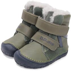 D. D. Step - Gyerek téli barefoot cipő W073-52306A Emerald Cipőméret: 20