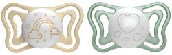 Chicco Physio Light szilikon éjszakai cumi 2-6m, 2db