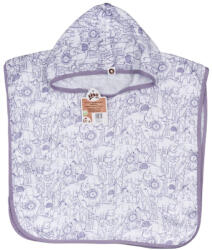 XKKO BMB Bambusz poncsó Safari - W/Lavender Aura 2-es méret
