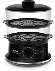 Tefal Aparat de gatit cu aburi Tefal Convenient Series VC140131, 2 vase, cronometru mecanic, 2 accesorii, 6 L, plastic, negru (VC140131) Uscator de fructe