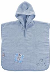 XKKO Organic BIO Pamut poncsó - Baby Blue Stars