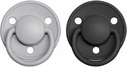 Všetky značky||BIBS De Lux BIBS De Lux természetes gumiból készült cumi 2 db - 2-es méret Cloud / Black