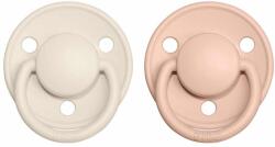 Všetky značky||BIBS De Lux BIBS De Lux természetes gumiból készült cumi 2 db - 2-es méret Ivory / Blush