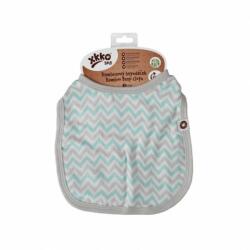 XKKO Bambusz előke Scandinavian Baby Mint Chevron