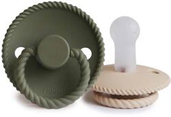 Frigg CUMLÍKY ROPE BLUSH/ CREAM, +6 H, SZILIKON CROISSANT / OLIVE