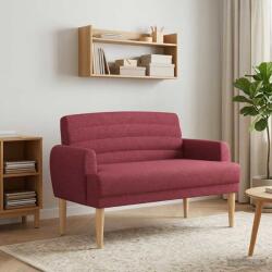 vidaXL Canapea cu capitonaj butonat Rosu Vin 116 x 67 x 80 cm Tesatura GartenMobel Dekor (42041778)