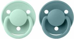 Všetky značky||BIBS De Lux BIBS De Lux természetes gumicumi 2db - 1-es méret Változat: Nordic Mint / Island Sea