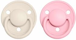 Všetky značky||BIBS De Lux BIBS De Lux természetes gumiból készült cumi 2 db - 2-es méret Ivory / Baby Pink