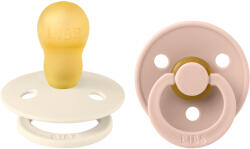BIBS Colour cumik természetes kaucsukból 2db - 3-as méret Változat: Ivory / Blush