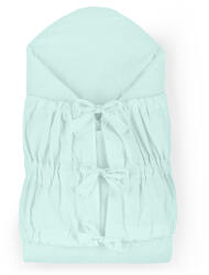 Petite&Mars PETITE&MARS Nurse fűzős pólya kemény kókuszbetéttel 75x75 cm Frosted Mint