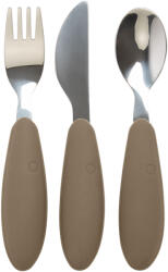 BIBS gyermek rozsdamentes acél evőeszköz Variant: Dark Oak