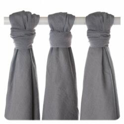 XKKO BMB Bambusz pelenka Colours 70x70 - Silver (3db)
