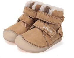 D. D. Step - Gyerek téli barefoot cipő W073-52684A Chocolate Cipőméret: 22