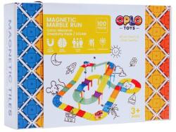 Oplo Toys mágneses versenypálya - Rainbow 100 db