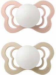 BIBS Couture anatómiai cumik természetes gumiból 2db - 1-es méret Blush Night / Vanilla Night