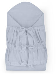 Petite&Mars PETITE&MARS Nurse fűzős pólya kemény kókuszbetéttel 75x75 cm Dusty blue