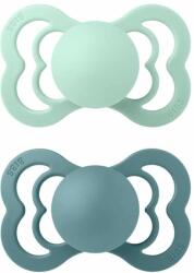 BIBS Supreme szimmetrikus cumik természetes gumiból 2 db - 1-es méret Variant: Nordic Mint / Island Sea