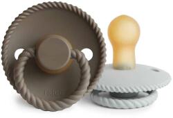Frigg KETTŐS CSOMAG FRIGG KÖTÉL CUMIK PORTOBELLO/ SILVER GRAY, 0-6M, GUMI