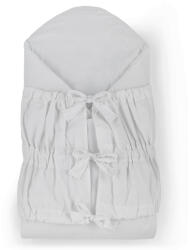 Petite&Mars PETITE&MARS Nurse fűzős pólya kemény kókuszbetéttel 75x75 cm Light Grey