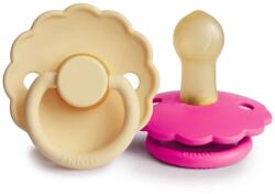 Frigg DVOJCUMIS CUMI DAISY CREAM/LUPINE, 0-6 HÓ, GUMI DAFFODIL / FUCHSIA