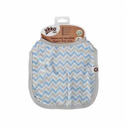 XKKO Bambusz előke Scandinavian Baby Blue Chevron