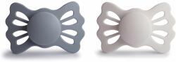 Frigg KETTŐS SZIMMETRIKUS CUMIS LUCKY PRIMROSE/ SILVER GRAY, 6-18 HÓ, SZILIKON GREAT GRAY/ SILVER GRAY