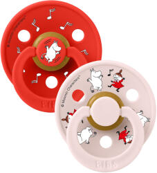 Všetky značky||BIBS x Moomin BIBS x Moomin Colour natúr kaucsuk cumik 2 db - 1-es méret Dancing Candy Apple Mix