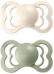 Všetky značky||BIBS Supreme BIBS Supreme szimmetrikus cumik természetes gumiból 2db - 2-es méret Ivory / Sage