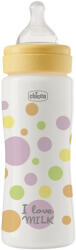 Chicco Perfect Easy cumisüveg 330 ml, gyors szilikon folyás 4m+
