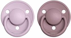 BIBS De Lux szilikon cumik 2db - one size Variant: Dusky Lilac / Heather