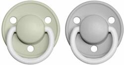 BIBS De Lux szilikon cumik 2db - one size Sage Night / Cloud Night