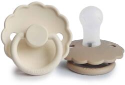 Frigg KÉTPACK CUMI DAISY AURORA/CROISSANT, 0-6 HÓ, SZILIKON CREAM / CROISSANT