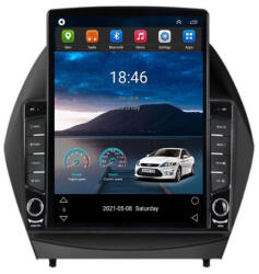 NAVIGPS Navigatie Hyundai ix 35 din 2009 - 2015, Ecran TESLA 9.7 inch, 4 GB RAM si 64 GB ROM, Slot Sim 4G, Procesor Octa Core, Carplay integrat, Procesor Sunet Digital DSP, Android, Aplicatii, Usb, Wi